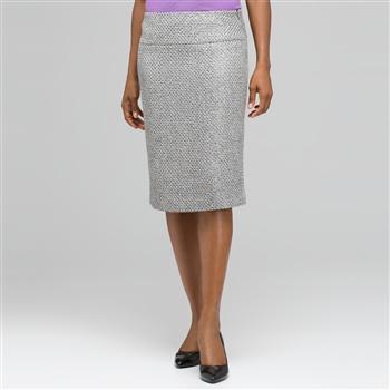 Wide Waist Pencil Skirt, Zinc Multi, large