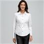 Fitted Seamed Shirt, White, small