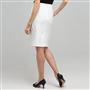 Pencil Skirt, White, small