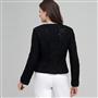 Crew Neck Jacket., Black, small