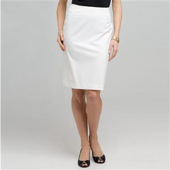 Pencil Skirt, White, large